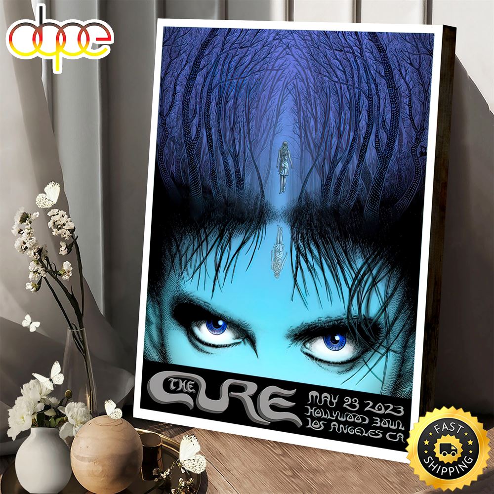The Cure Los Angeles May 23 Tour 2023 Canvas Poster Ggc1zu