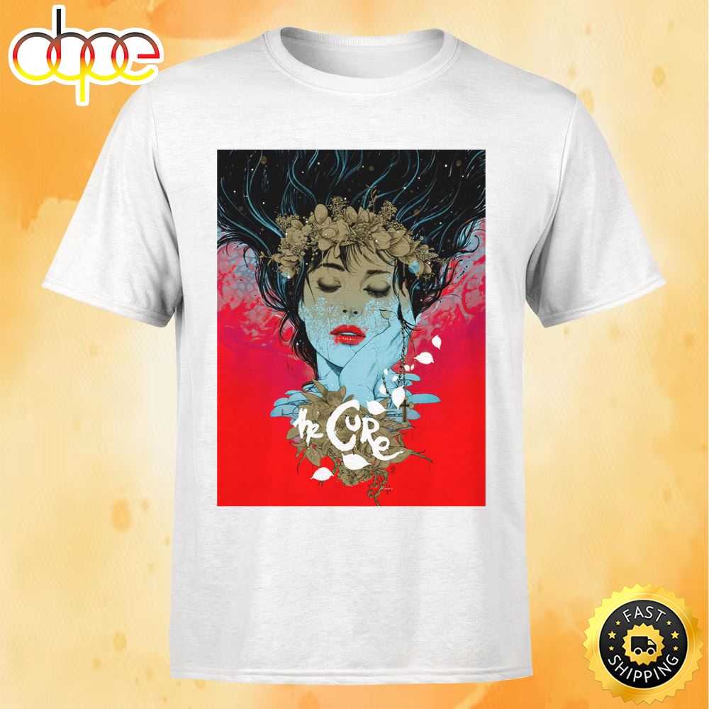 The Cure New Orleans May 11 Tour 2023 White Tshirt Sutivl