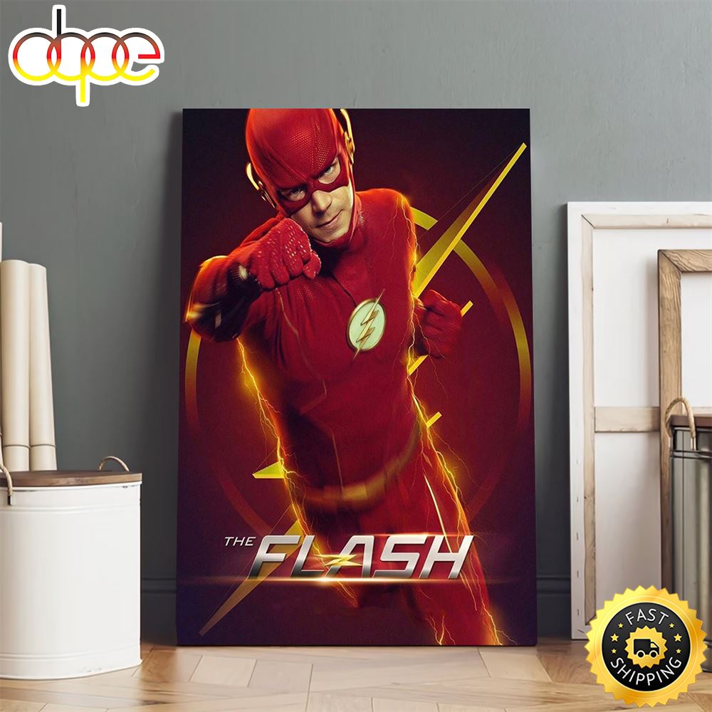 The Flash Movie Movie 2023 Poster Canvas Ocpcqb