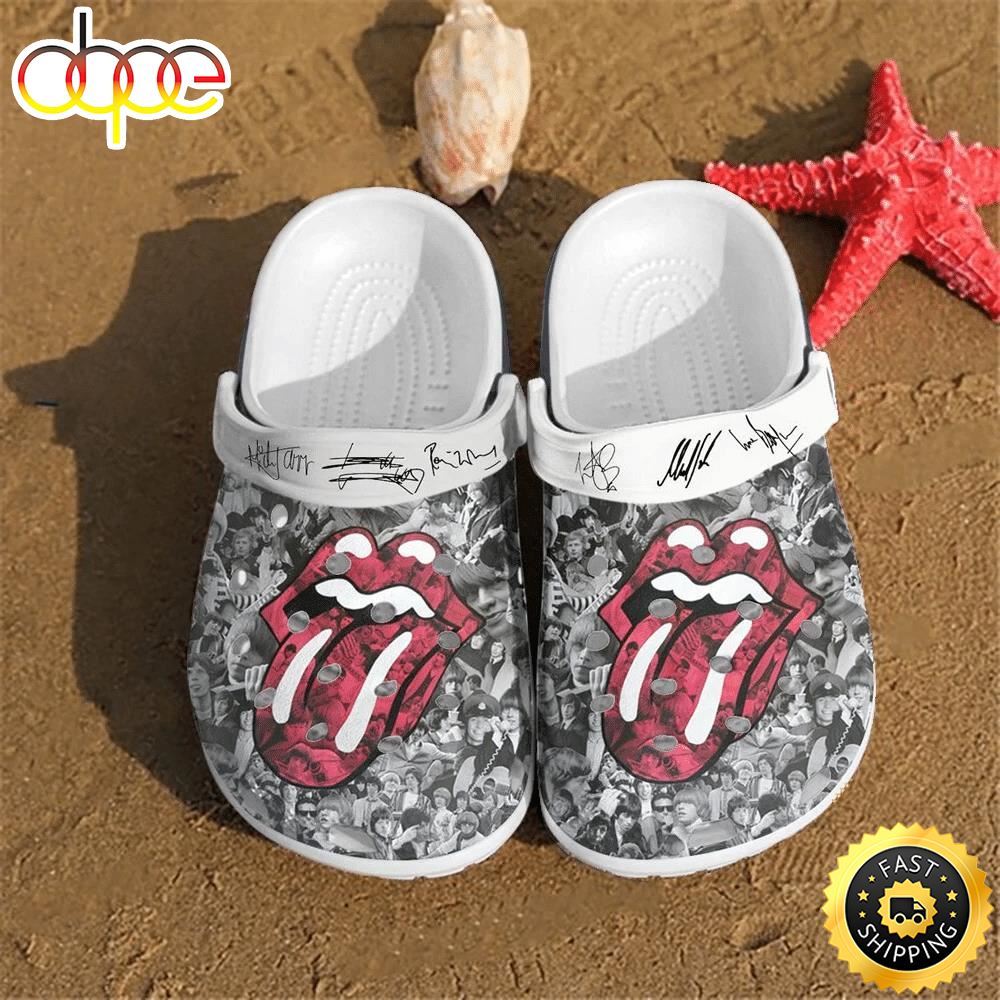 The Rolling Stones Crocs Clog Shoes