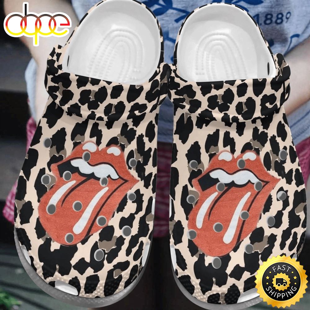 The Rollings Stones Rock Band Crocs Shoes Crocband Clogs Comfortable For Men Women Njvkhw