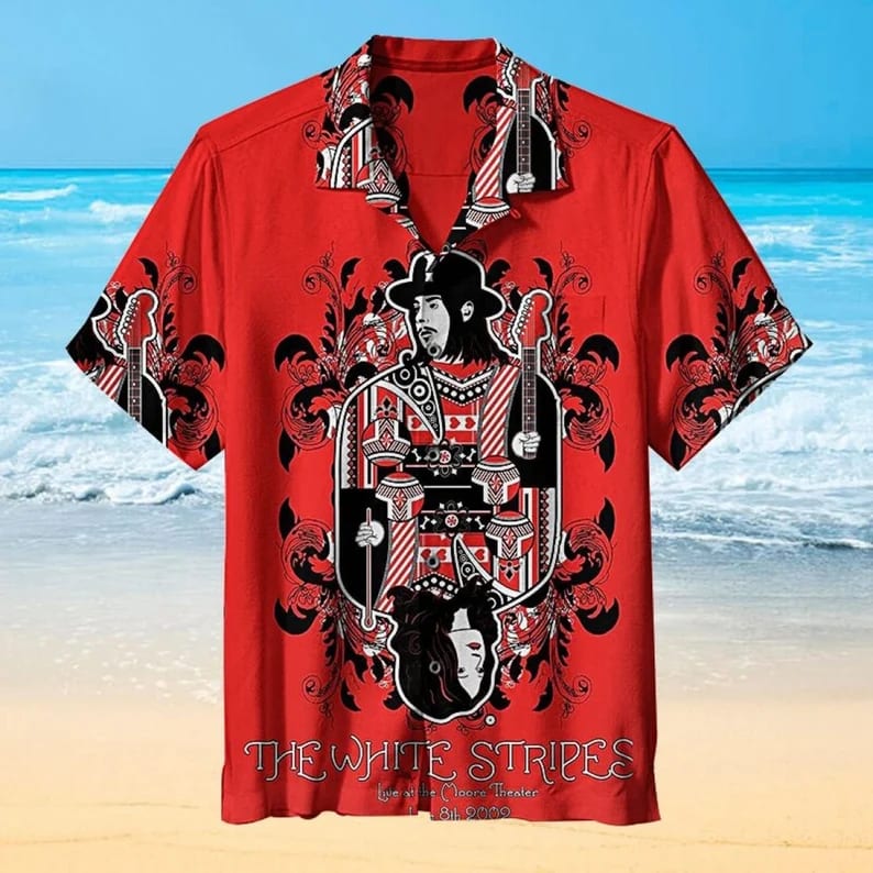 The White Stripes 3D Full Printed Hawaiian Shirt Iuxylf
