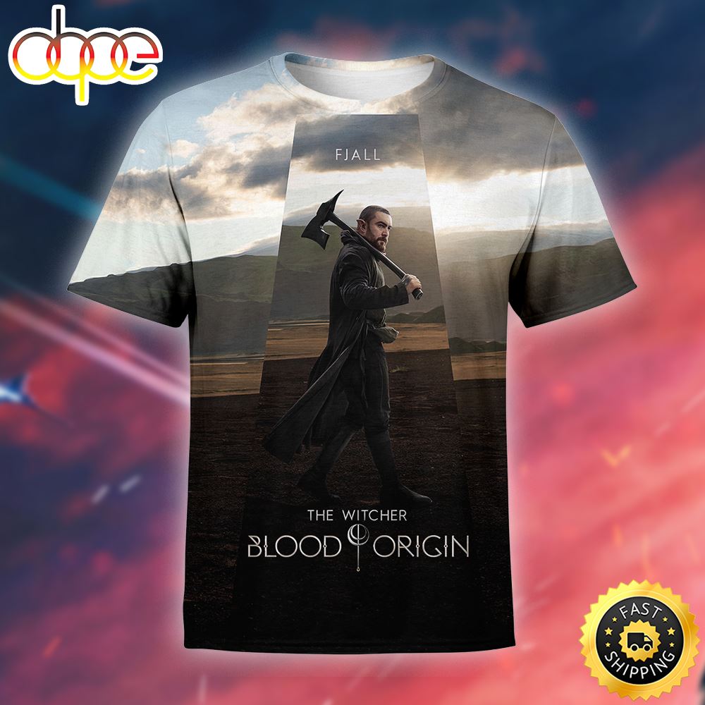 The Witcher Blood Origin Fjall 3d Shirt All Over Print T Shirt Mnexgm