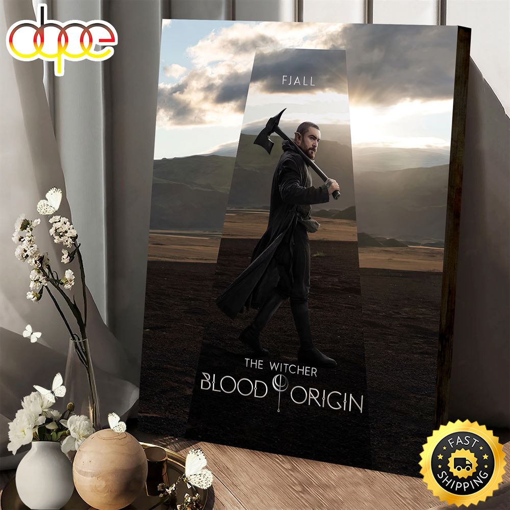 The Witcher Blood Origin Fjall Movie 2023 Poster Canvas Ts3lf3