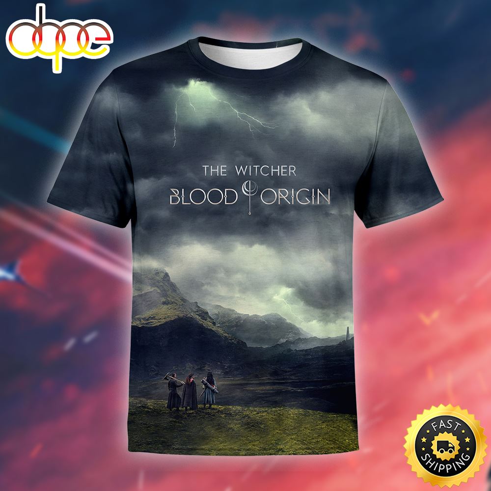 The Witcher Blood Origin Movie 3d Shirt All Over Print T Shirt Ge1wgr