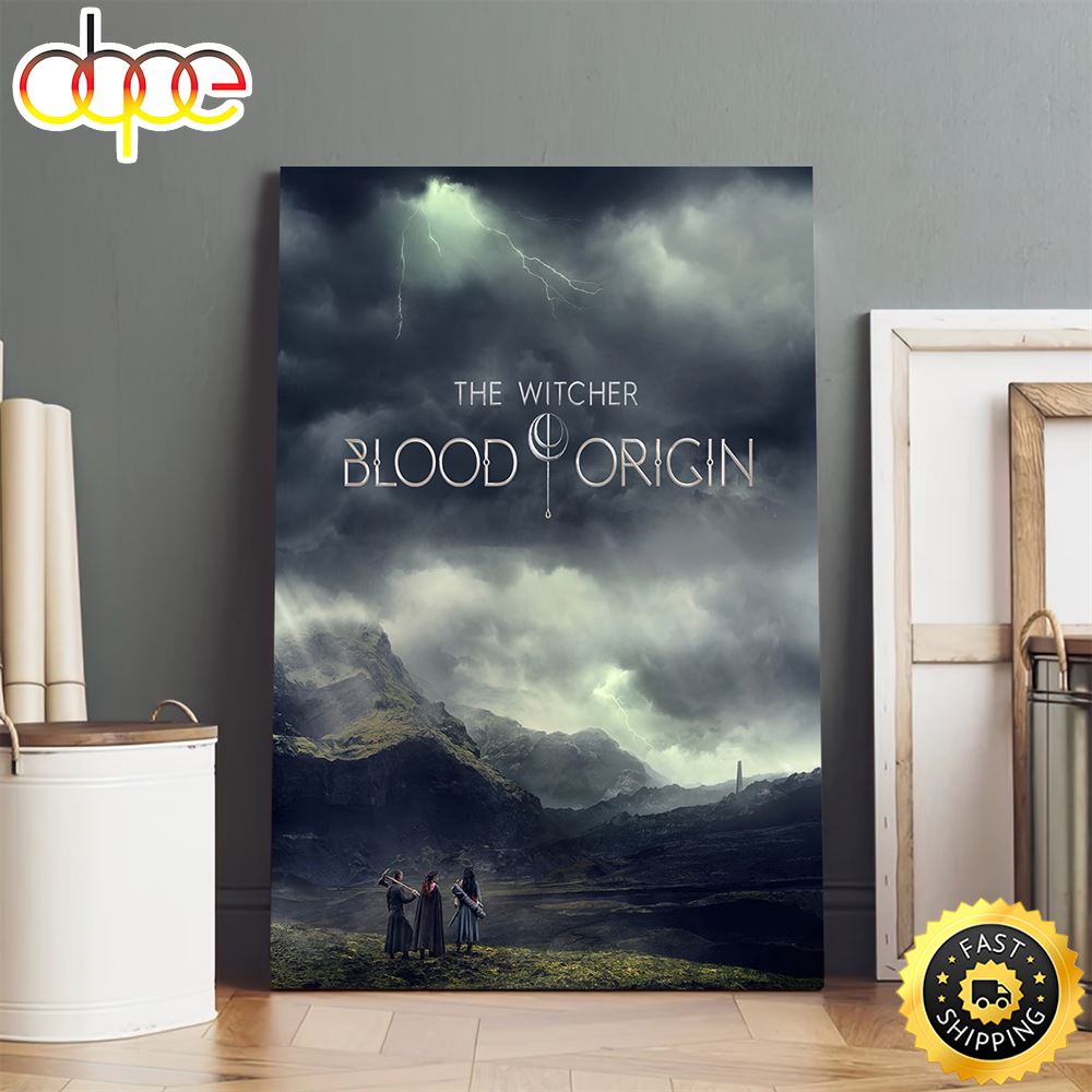 The Witcher Blood Origin Movie Movie 2023 Poster Canvas Ecfff3