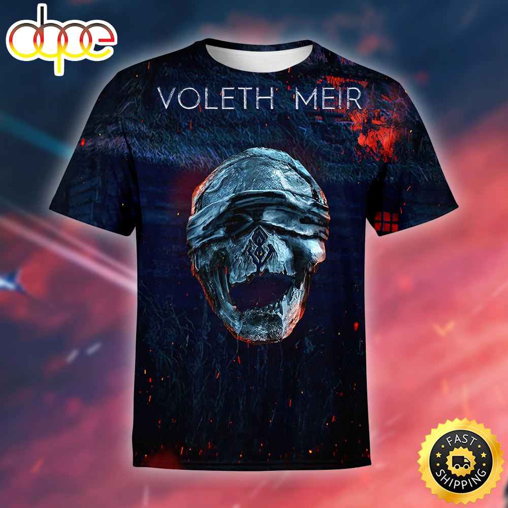 Voleth Meir Skull 3d Shirt All Over Print T Shirt Kzsrh4