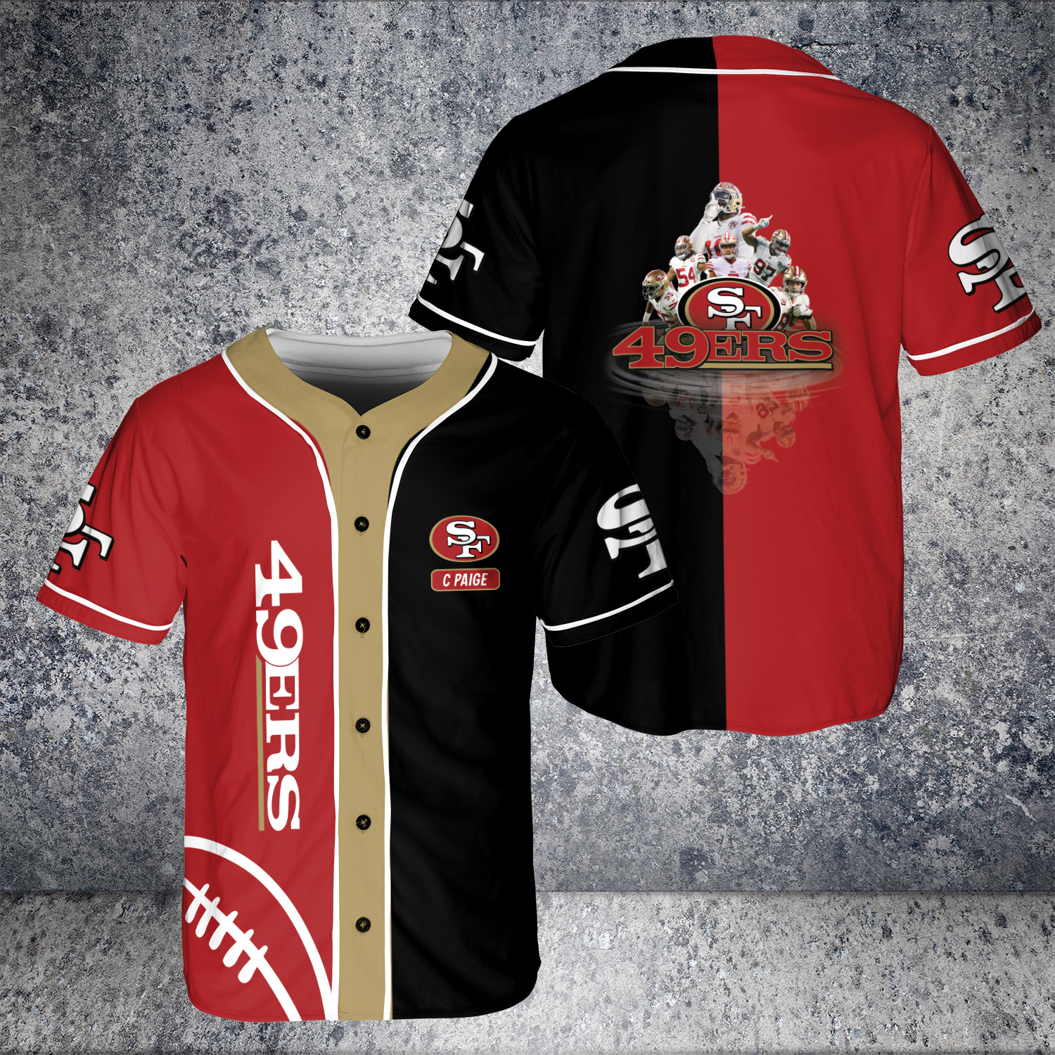 San Francisco 49ers Team Personalized Jersey Customize Name