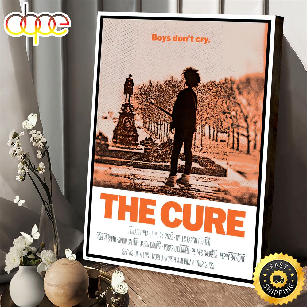 The Cure Philadelphia June 24, 2023 Canvas Poster