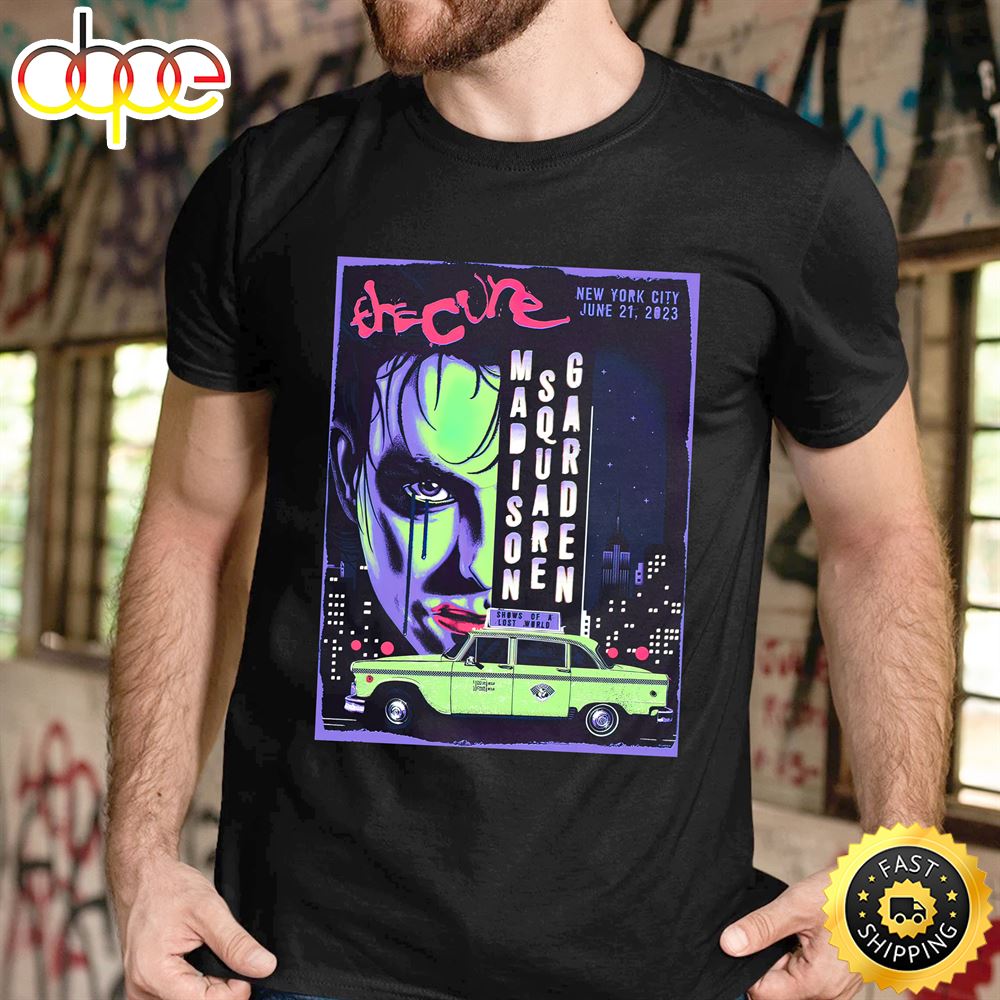 The Cure New York City June 21 Tour 2023 Unisex T-Shirt
