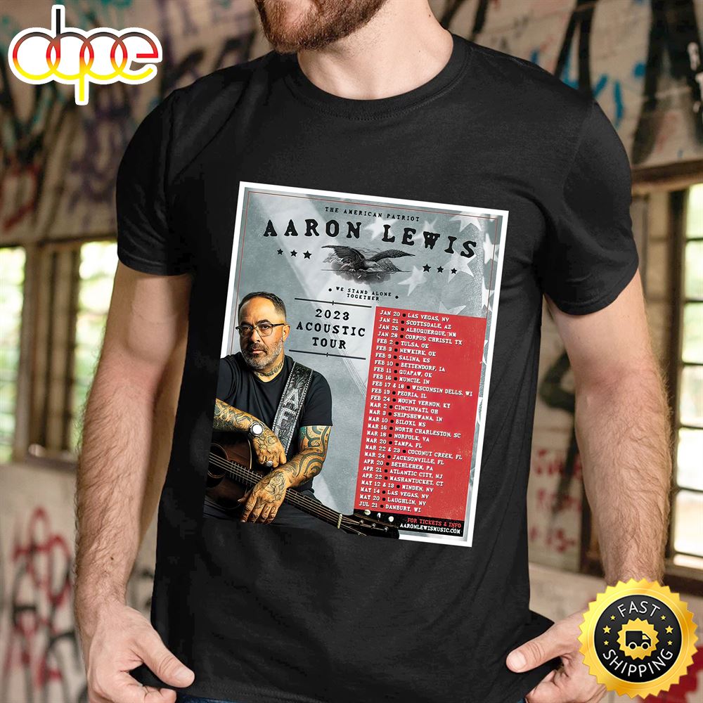 aaron lewis concert t shirt