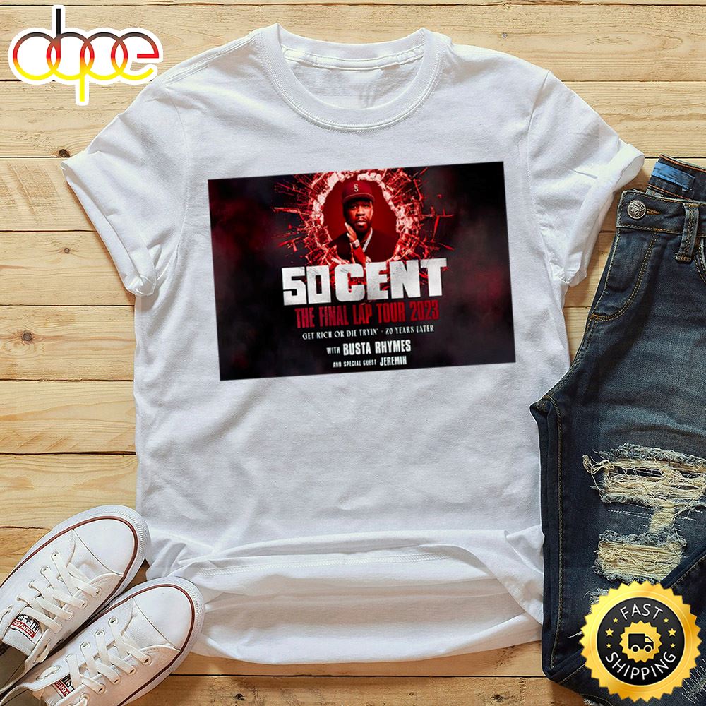 50 Cent Celebrates Get Rich Or Die Tryin Anniversary Tour Unisex Tshirt Ql9gcf
