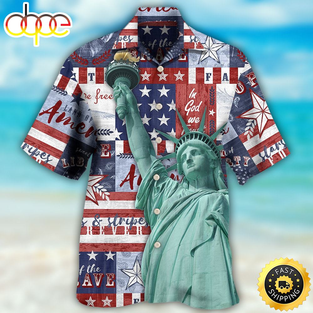 America Live Free Independence Day Hawaiian Shirt 1 J3nnsx