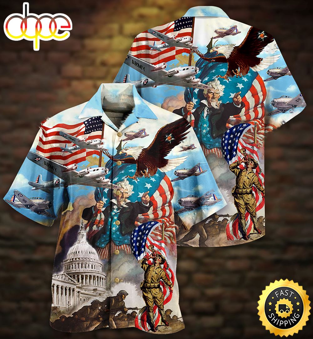 America War And Peace Independence Day Hawaiian Shirt 1 Rd2fja