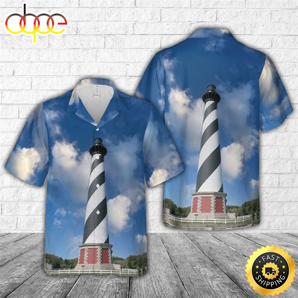 Cape Hatteras Lighthouse Hawaiian Shirt Sqllmj