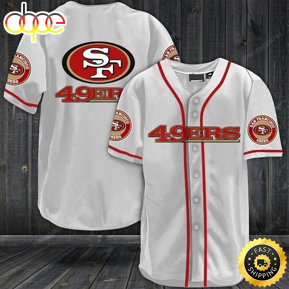 Classic San Francisco 49ers Baseball Jersey Gift For 49ers Fans Zptvvc