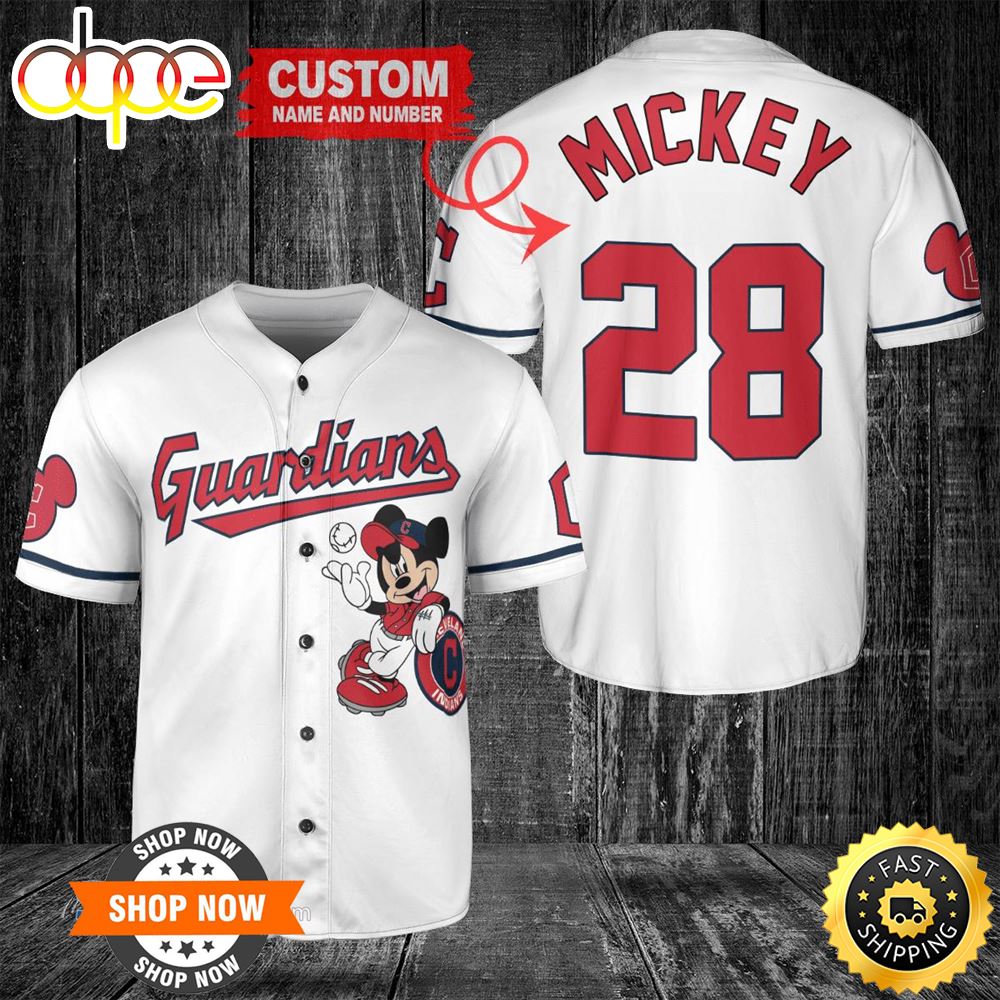 cleveland guardians red jersey
