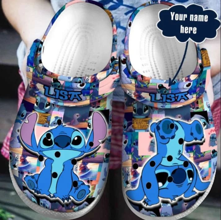 Custome Name Lilo & Stitch Shoes Crocs – Musicdope80s.com