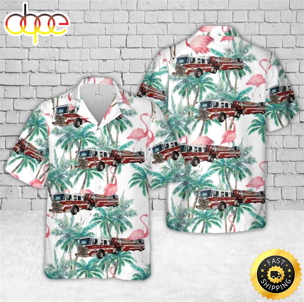 District Heights Maryland District Heights Career Fire Station 26 Hawaiian Shirt Aphpad