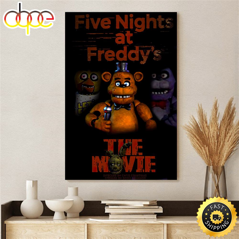Five Night At Freddy S Game Canvas Poster Bn0cyp