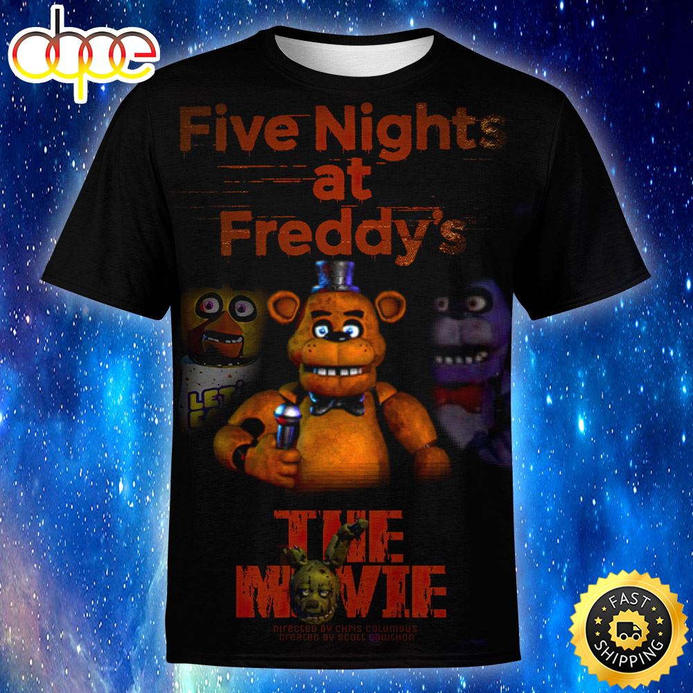 Five Night At Freddy S Game Unisex T Shirt 3d All Over Print Shirts Its6n6