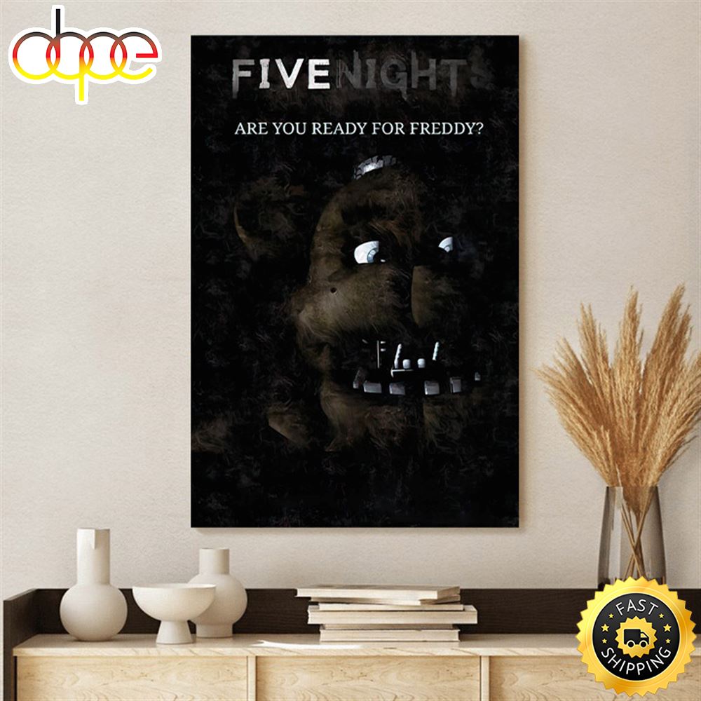 Five Nights At Freddy S Poster Fnaf Canvas Poster Tlldh2