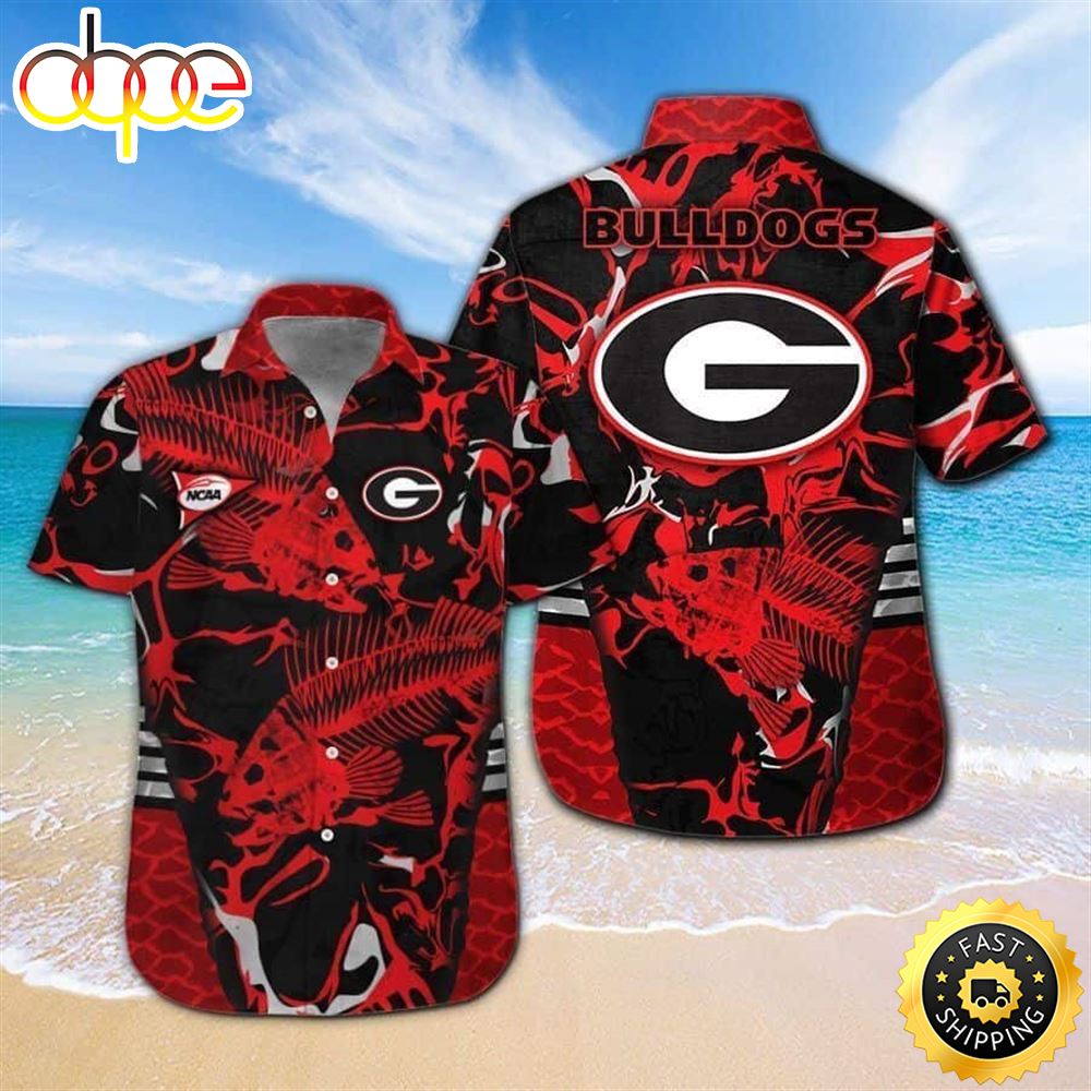 Georgia Bulldogs UGA Hawaiian Shirt Cool Gift For Beach Lovers Cfknva