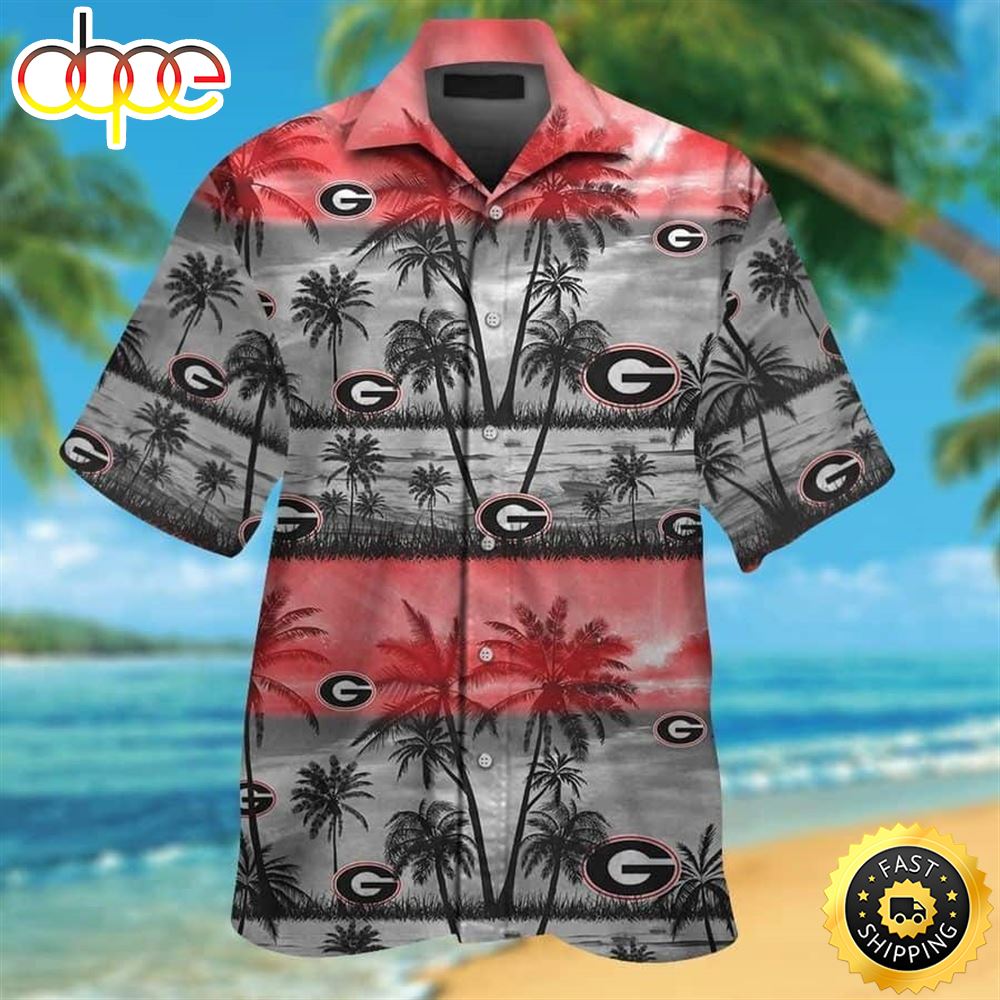 Georgia Bulldogs UGA Hawaiian Shirt Gift For Beach Lovers Mc0whh