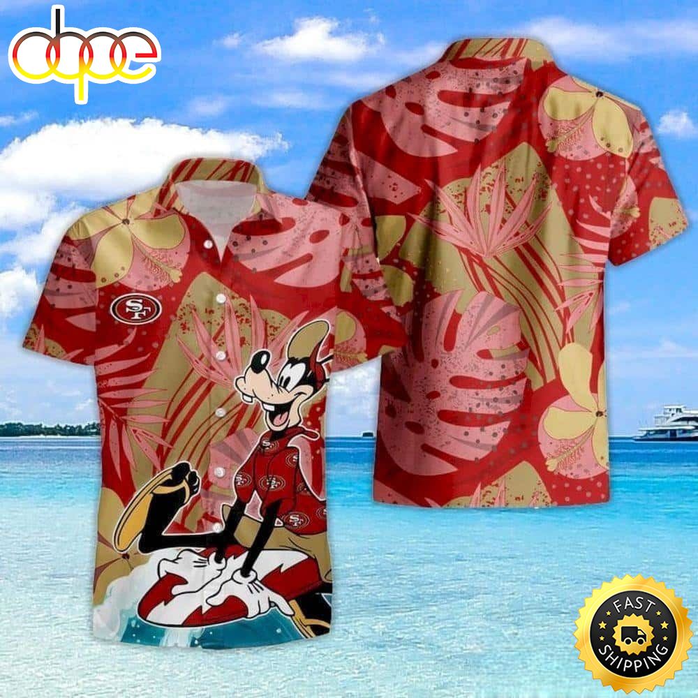Goofy NFL San Francisco 49ers Hawaiian Shirt For Summer Lovers Uwlycj