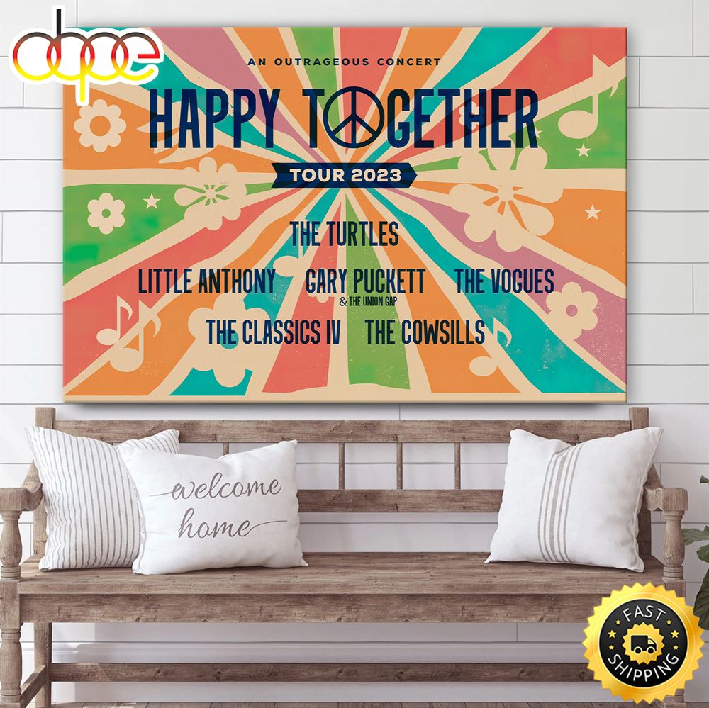 Happy Together 2023 Poster Canvas Oxwlzz