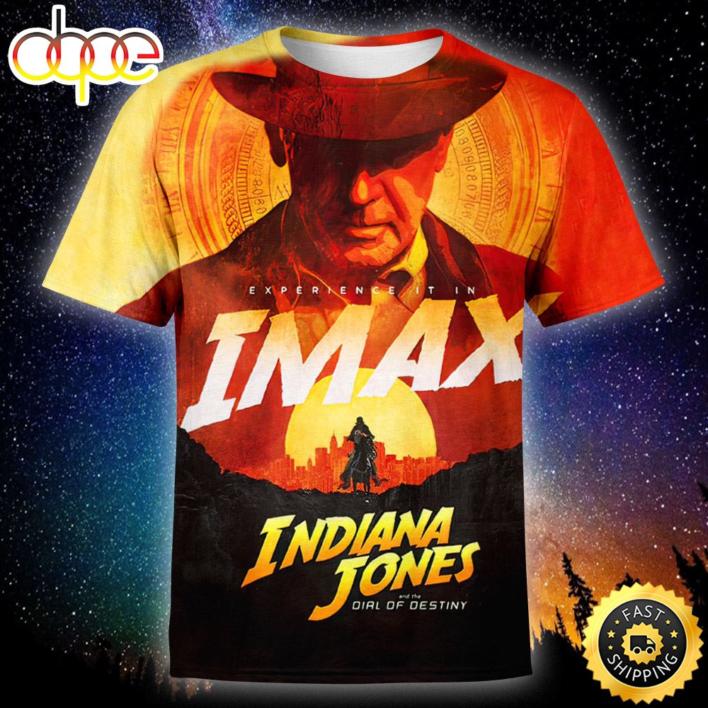 Harrison Ford Indiana Jones And The Dial Of Destiny Imax 3D All Over Print Shirts Zpq6cq