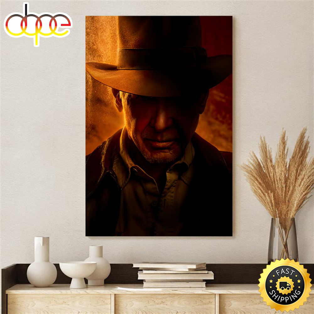 Harrison Ford Indiana Jones And The Dial Of Destiny Poster Canvas Rq42vy
