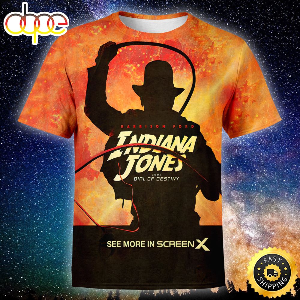 Indiana Jones And The Dial Of Destiny 3D All Over Print Shirts Cw22lr