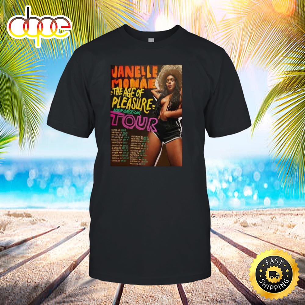 Janelle Monae The Age Of Pleasure North American Tour 2023 Shirt Ittfha