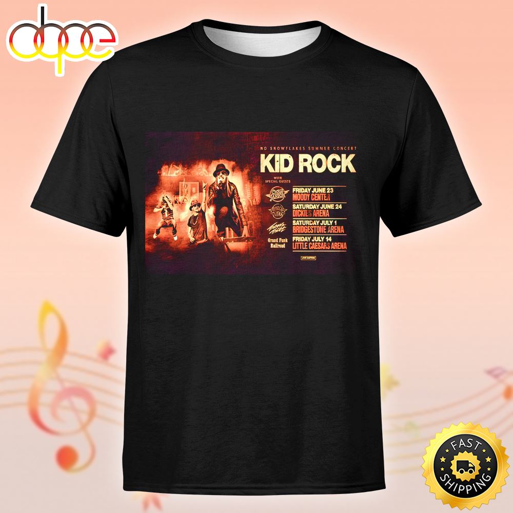 Kid Rock Announces June 2023 U.S. Tour Dates Unisex T Shirt Ajxog3