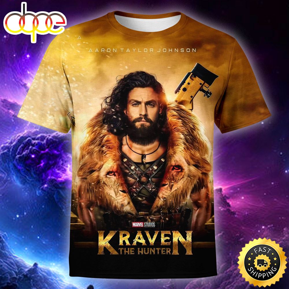 Kraven The Hunter 2023 Movie Unisex T Shirt 3d All Over Print Shirts Xvuxy7