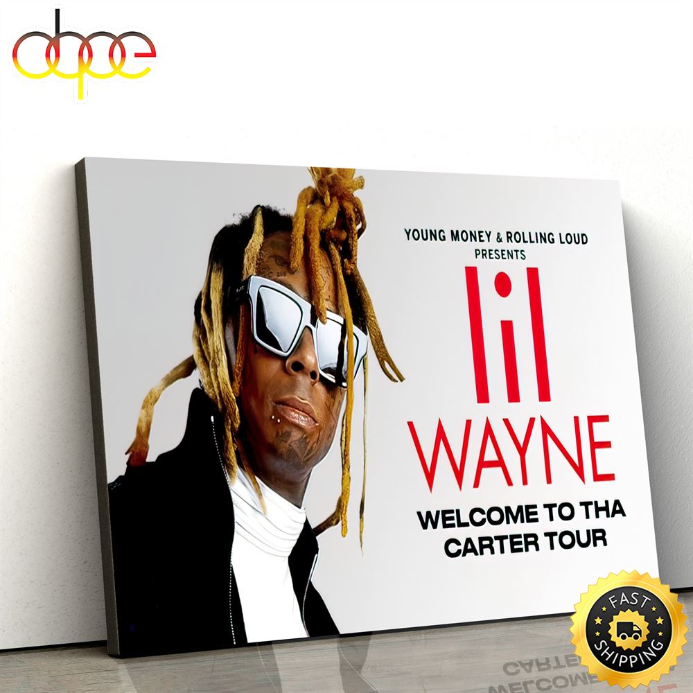 Lil Wayne Tour Setlist 2023 Waynes Dates Poster Canvas