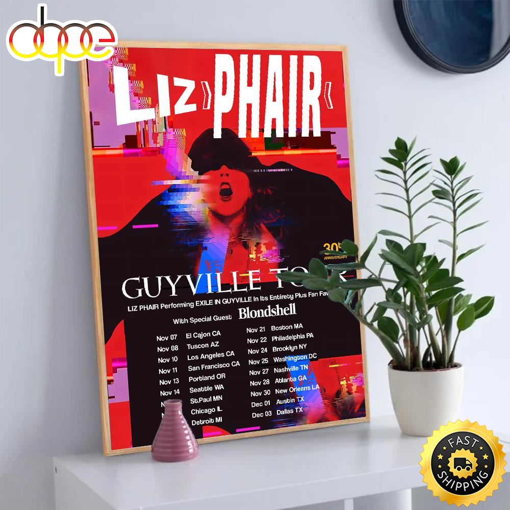 Liz Phair Tour 2023 Poster Canvas Xhkbn9