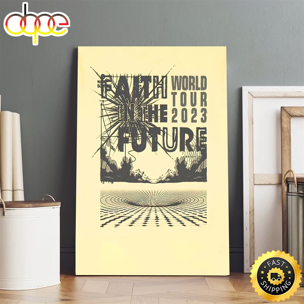 faith in the future world tour poster in 2023