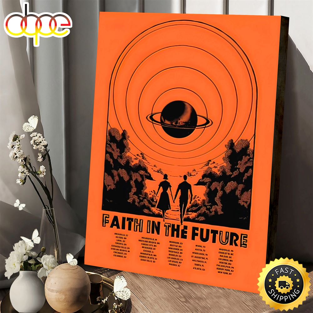Louis Tomlinson Faith In The Future World Tour 2023 Canvas Poster