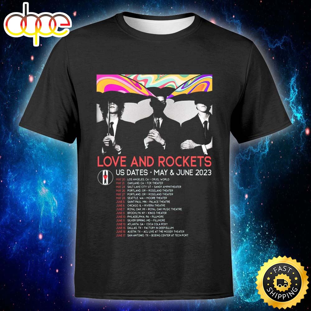 Love And Rockets To Conduct First US Tour In 15 Years Announce Vinyl Reissue Of Fifth Album Unisex T Shirt Ni1cth
