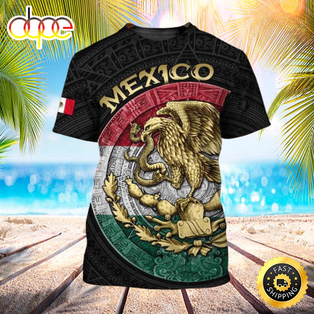 Mexico For Men Women Mexican 3d All Over Print Shirts Aoke0k