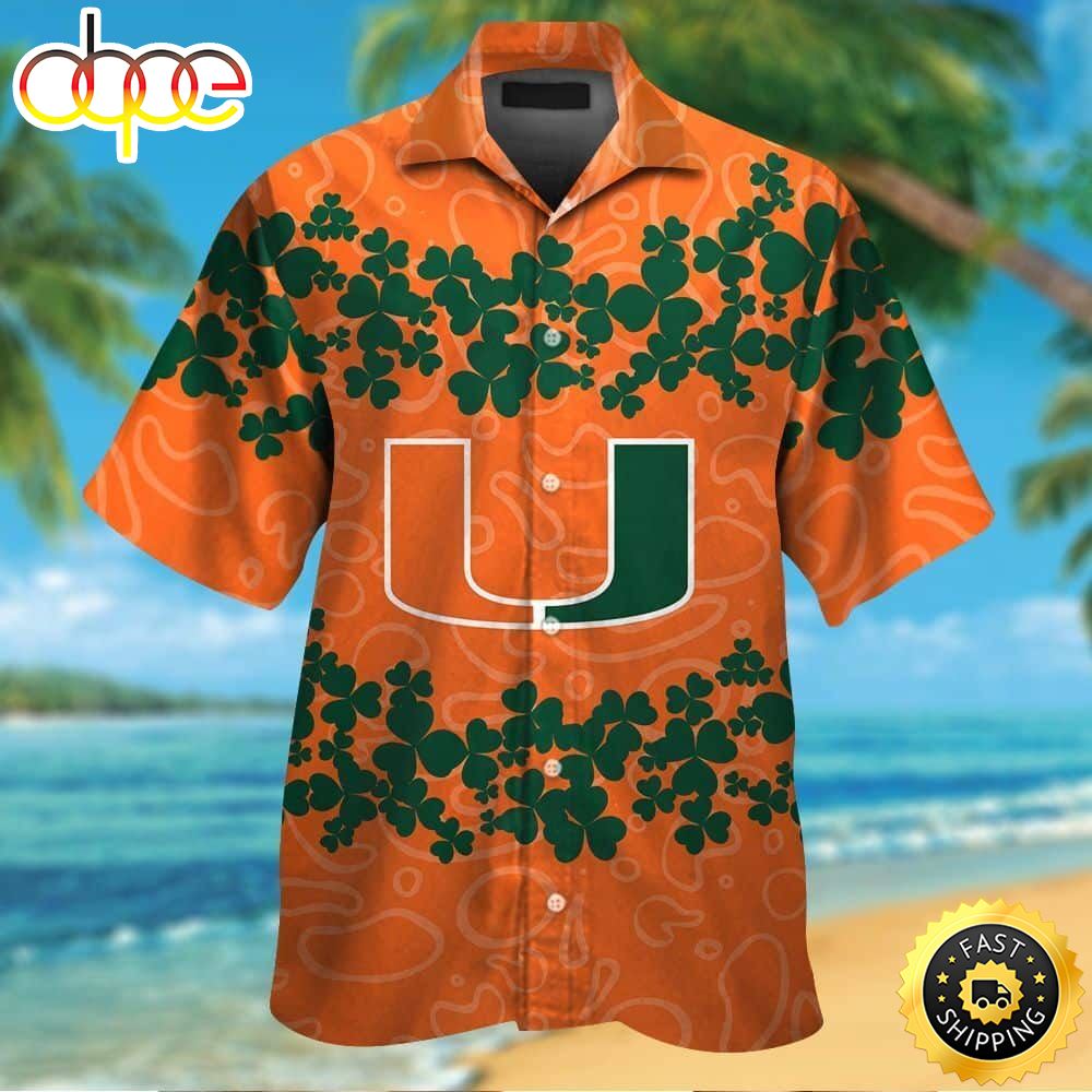 Miami Hurricanes Hawaiian Shirt Tropical Aloha Summer Gift For Friend Ppkvex