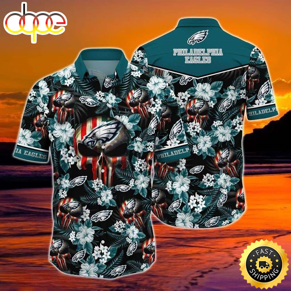 NFL Philadelphia Eagles Hawaiian Shirt Summer Gift For Son S1ypcn