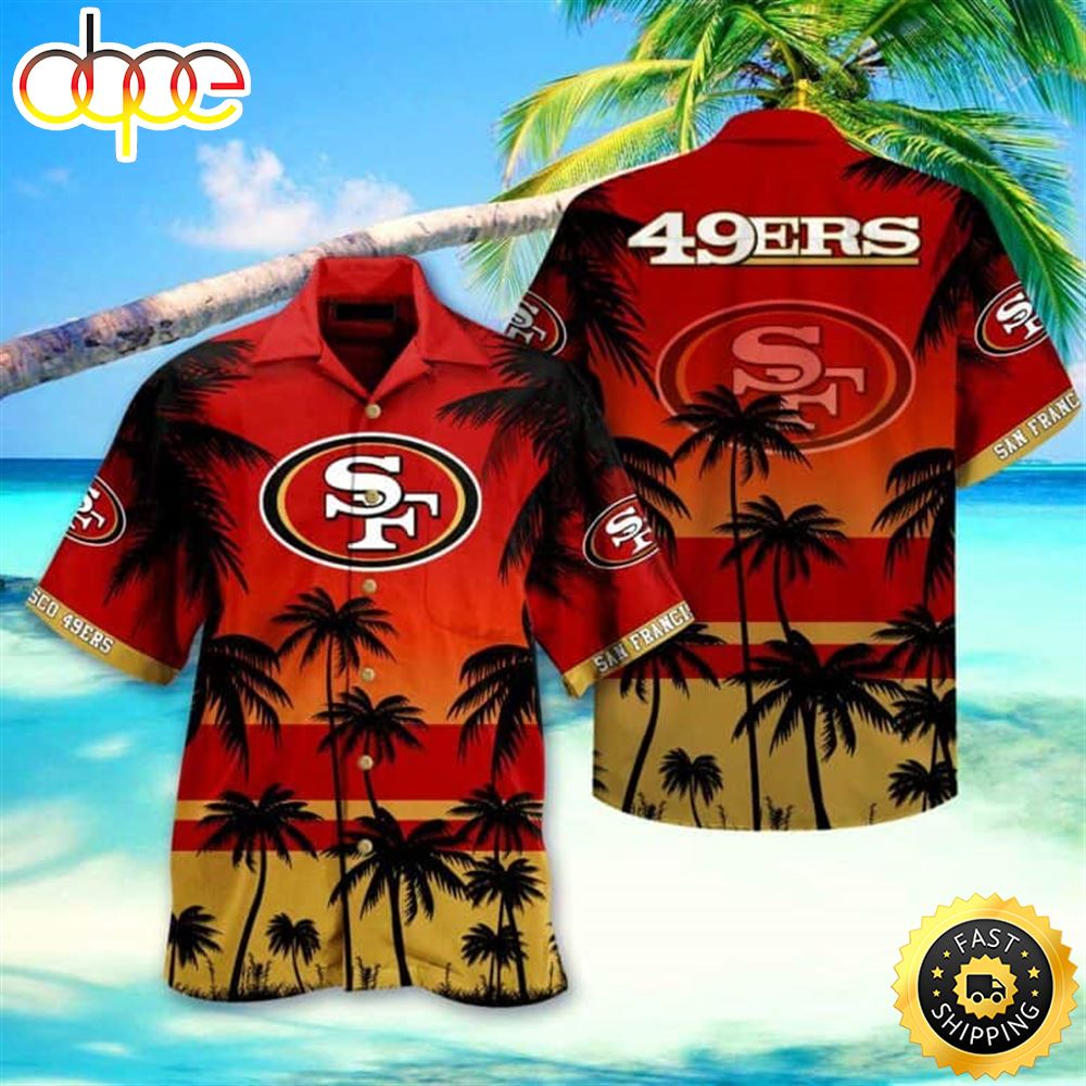 NFL San Francisco 49ers Hawaiian Shirt Football Gift For Beach Lovers B8ou6o