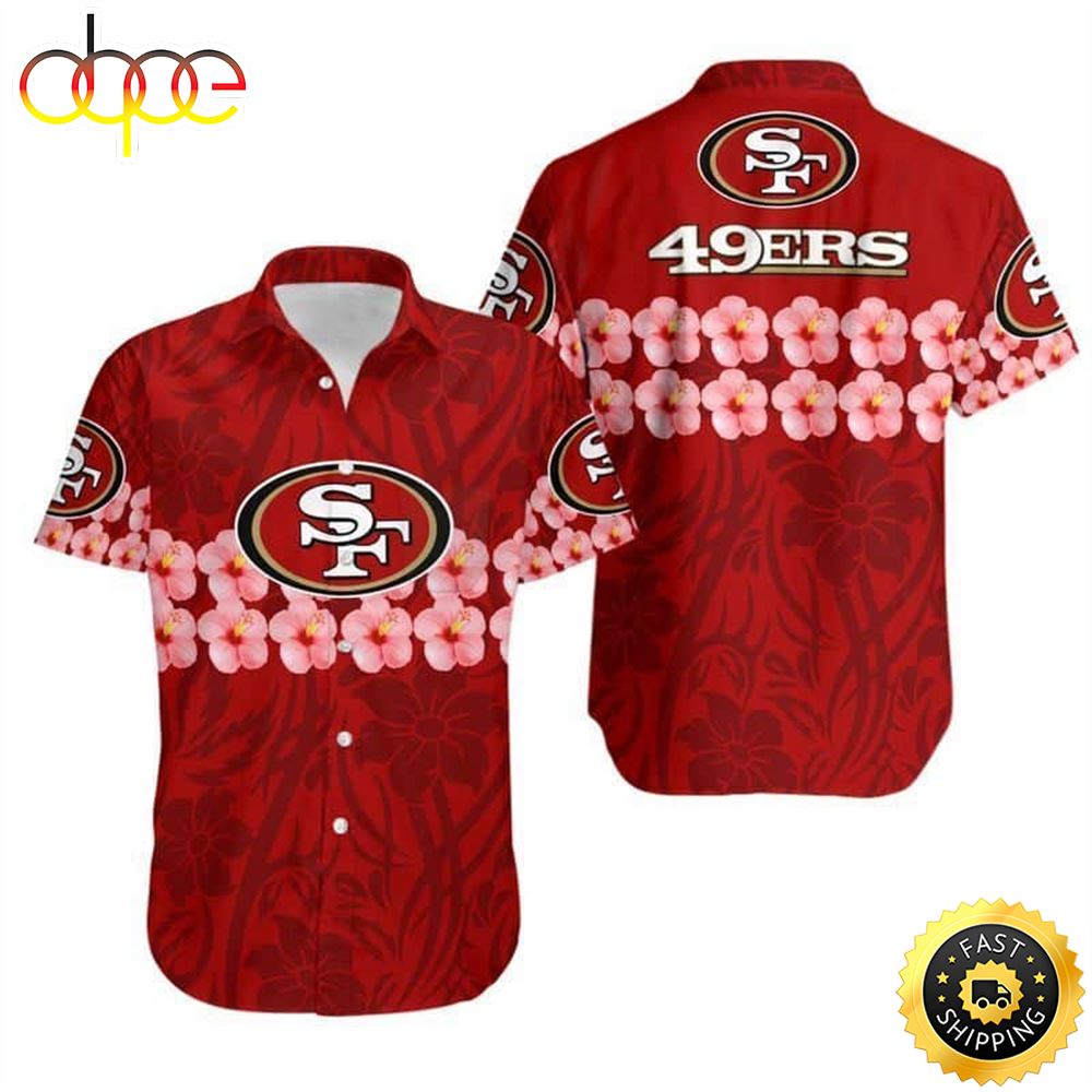 NFL San Francisco 49ers Hawaiian Shirt For Beach Lovers Duiepg