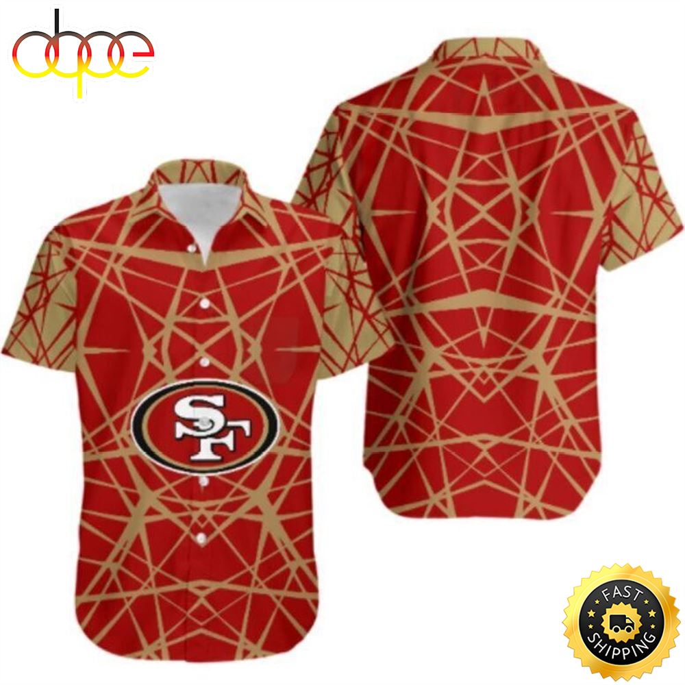 NFL San Francisco 49ers Hawaiian Shirt For Football Fans Qqc5sm
