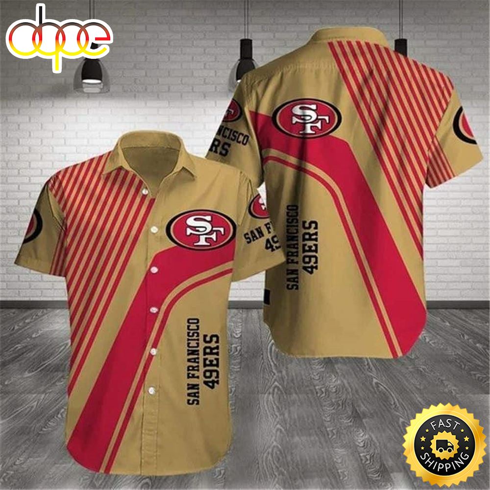 NFL San Francisco 49ers Hawaiian Shirt Trendy Summer Gift Unx1do
