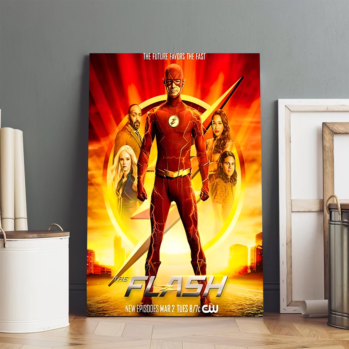 New Movie 2023 The Flash Poster Canvas Adnh0m