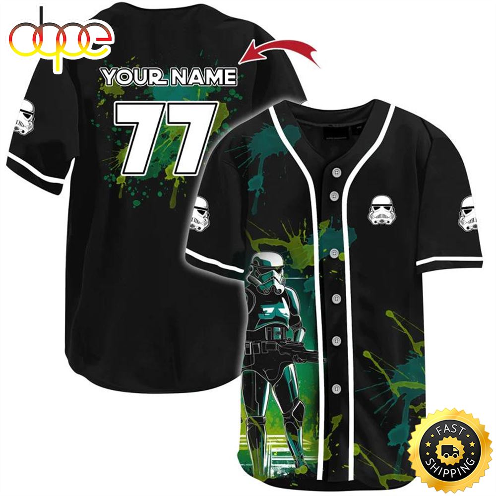 Personalized Star Wars Stormtrooper Lovers Baseball Jersey Shirt Dz1o6v